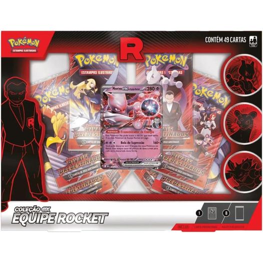 pokémon - box coleção ex equipe rocket pokémon - box coleção ex equipe rocket