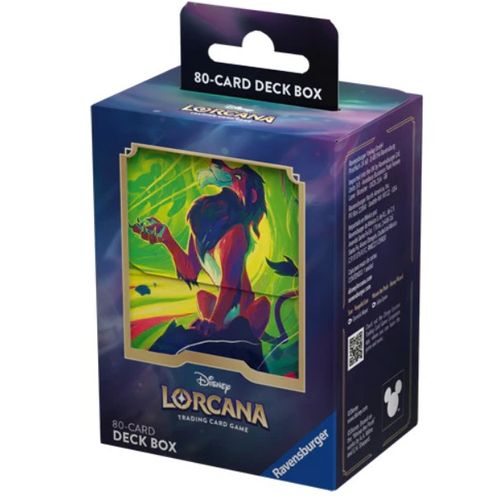 disney lorcana - deckbox - set 6 scar