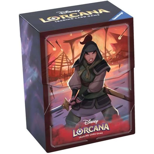 disney lorcana - deckbox - set 2 mulan disney lorcana - deckbox - set 2 mulan