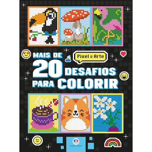 pixel art - mais de 20 desafios para colorir pixel art - mais de 20 desafios para colorir