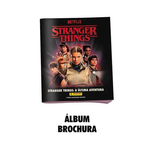 stranger things 3 - álbum brochura