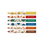 lápis de cor 6 cores little creatives + apontador faber