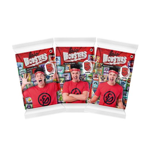 coleção cards elo monsters - enaldinho flow pack - pixel