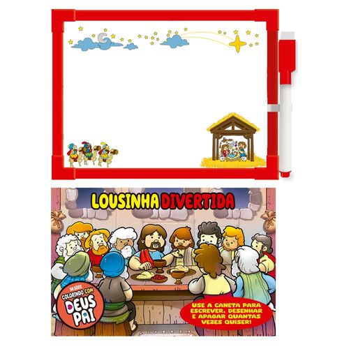 colorindo com deus pai lousinha divertida