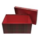 caixa para presente xadrez flores diversas cores caixa para presente xadrez flores diversas cores