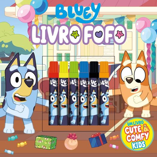 bluey cute e comfy kids - livro fofo bluey cute e comfy kids - livro fofo