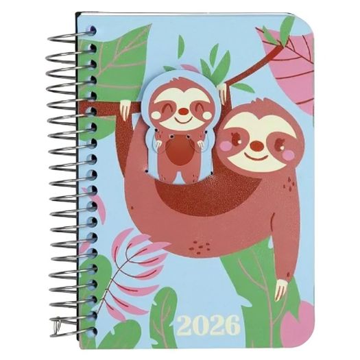 agenda 2026 diária média bicho preguiça agenda 2026 diária média bicho preguiça