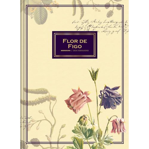 caderno colegial brochura flor de figo dani fernandes