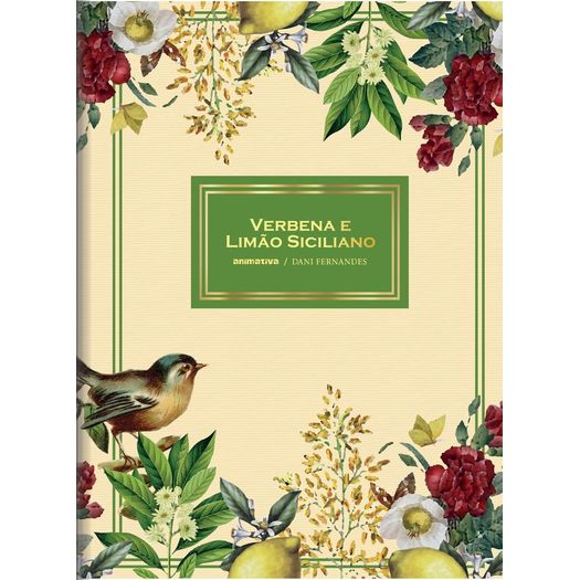 caderno costurado 32 folhas verbena e limão dani fernandes caderno costurado 32 folhas verbena e limão dani fernandes