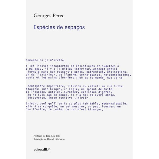 espécies de espaços espécies de espaços