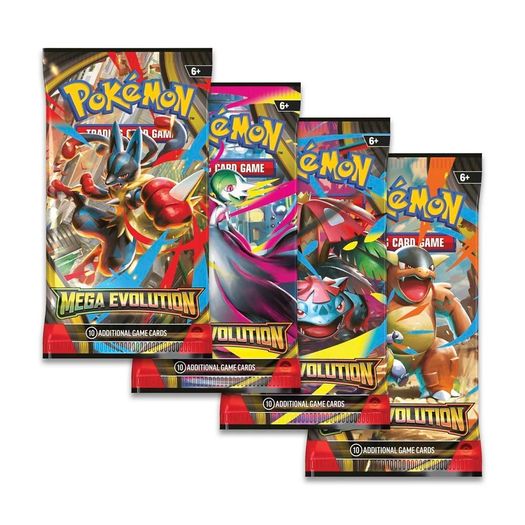pokemon mega evolution - booster - inglês pokemon mega evolution - booster - inglês