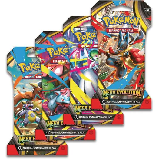 pokémon mega evolution - sleeved booster - inglês pokémon mega evolution - sleeved booster - inglês