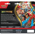 pokemon mega evolution - 3 pack blister - ingles