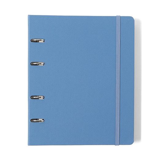 caderno fichário clássica azul celeste pautado caderno fichário clássica azul celeste pautado