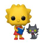 the simpsons - lisa with snowball ii (1740) - funko