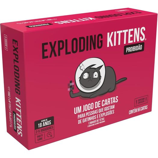exploding kittens - proibidão - galápagos exploding kittens - proibidão - galápagos