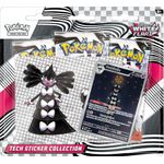 pokémon - scarlet and violet - white flare - tech sticker collection - inglês