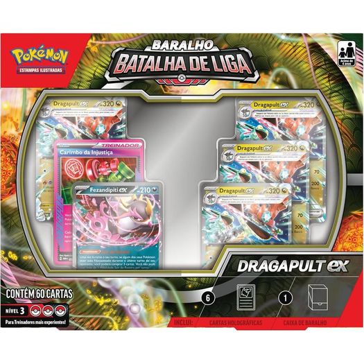 pokémon - deck batalha de liga dragapult ex pokémon - deck batalha de liga dragapult ex