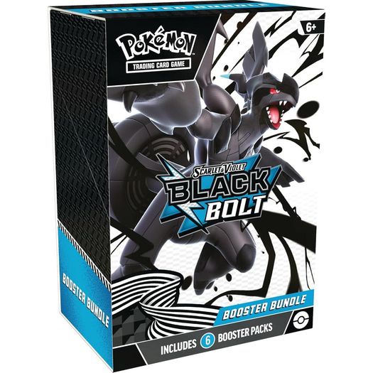 pokémon - scarlet and violet - black bolt - booster bundle - inglês pokémon - scarlet and violet - black bolt - booster bundle - inglês