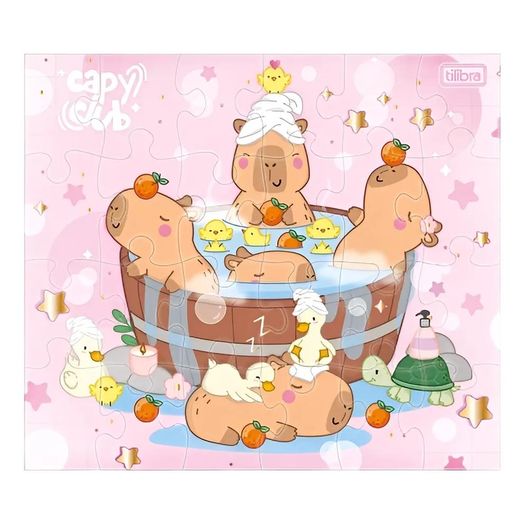 quebra-cabeça 24 peças capyclub quebra-cabeça 24 peças capyclub