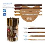caneta esferográfica 1.0mm coffee holic diversos modelos tris