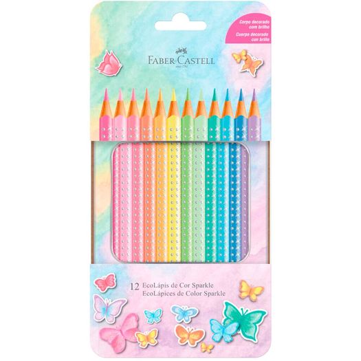 lápis de cor 12 cores sparkle ecolápis lápis de cor 12 cores sparkle ecolápis