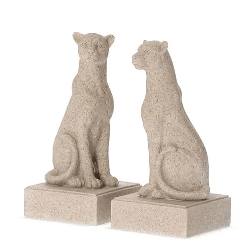 aparador de livro leopardos par