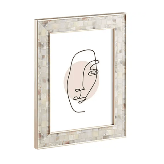 porta retrato 10x15 mosaico mdf e vidro bege porta retrato 10x15 mosaico mdf e vidro bege