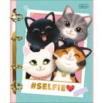caderno fichário colegial 80 folhas purrfect cats caderno fichário colegial 80 folhas purrfect cats