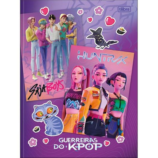 caderno brochurão guerreiras do k-pop caderno brochurão guerreiras do k-pop