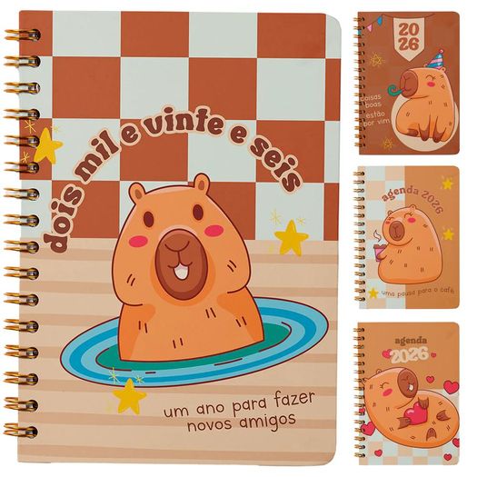 agenda 2026 diária capivara diversos modelos agenda 2026 diária capivara diversos modelos