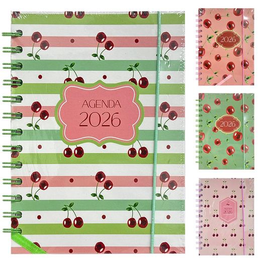 agenda 2026 diária cerejas diversos modelos agenda 2026 diária cerejas diversos modelos