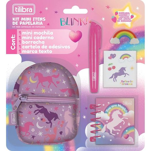 kit mini itens papelaria blink kit mini itens papelaria blink