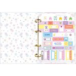 caderno fichário colegial happy 80 folhas