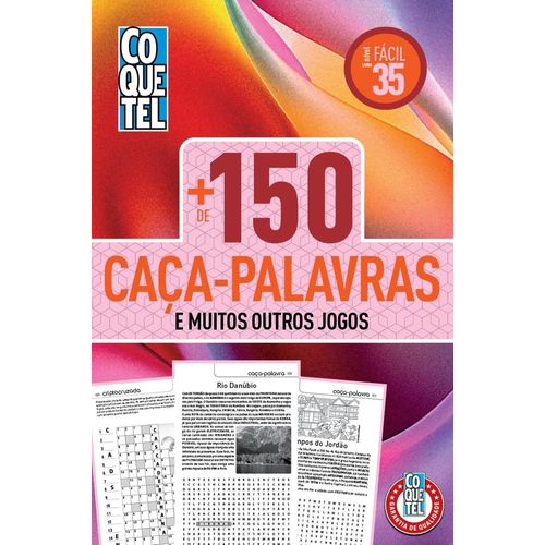 mais de 150 caça-palavras - nível fácil 35
