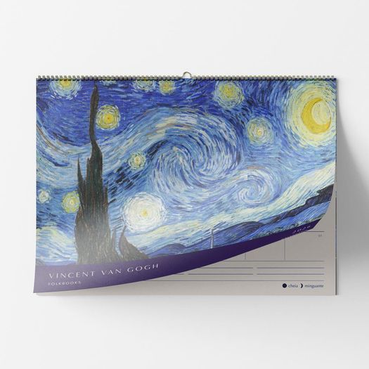 calendário de parede 2026 21x29 van gogh calendário de parede 2026 21x29 van gogh