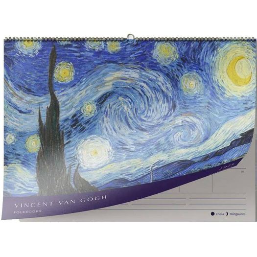 calendário de parede 2026 van gogh calendário de parede 2026 van gogh