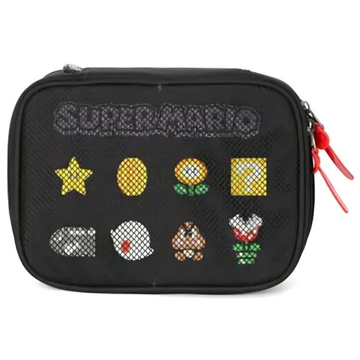 estojo box mario bros preto estojo box mario bros preto