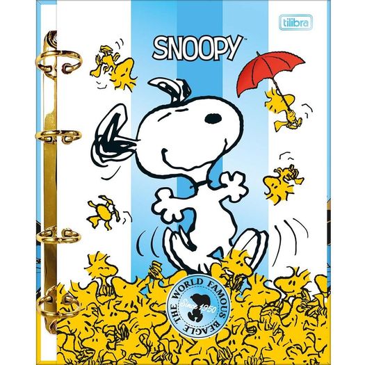 caderno fichário colegial 80 folhas snoopy caderno fichário colegial 80 folhas snoopy