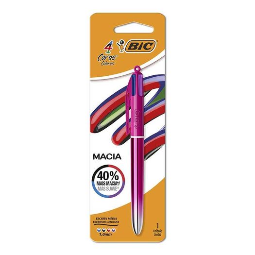 caneta esferográfica 4 cores 1.0mm vermelho macia caneta esferográfica 4 cores 1.0mm vermelho macia