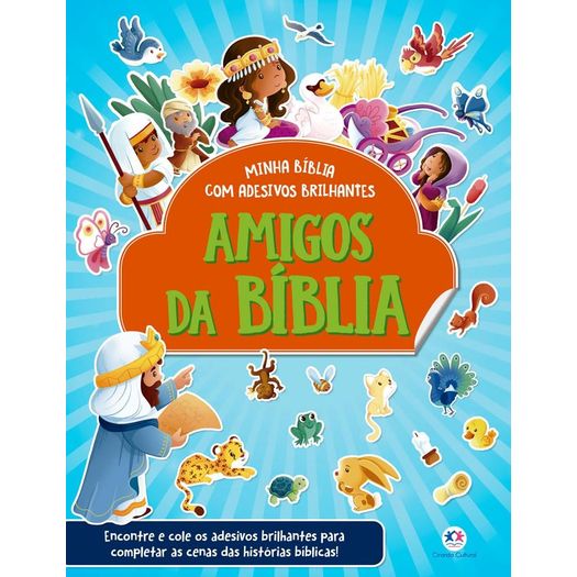 amigos da bíblia - com adesivos brilhantes