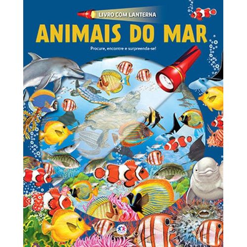 animais do mar - livro com lanterna