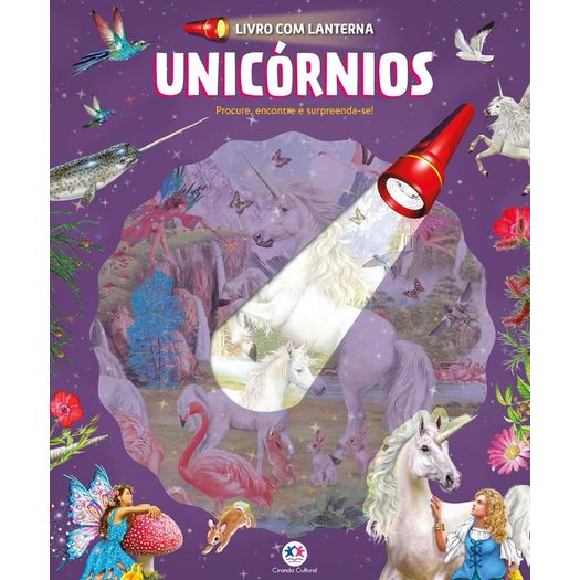 unicórnios - livro com lanterna