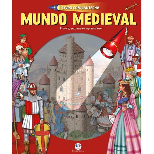 mundo medieval - livro com lanterna