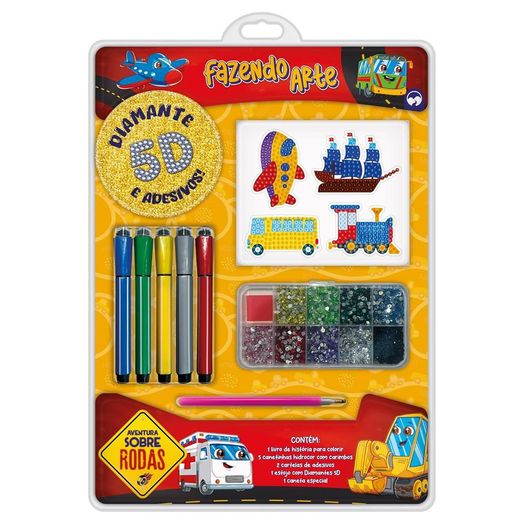 fazendo arte diamante 5d - aventura sobre rodas fazendo arte diamante 5d - aventura sobre rodas