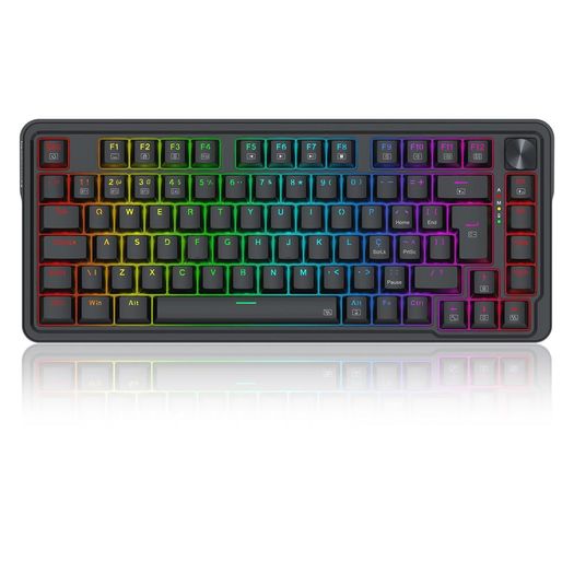 teclado mecanico ucal pro rgb preto switch brown (k673-rgb-pro) - redragon teclado mecanico ucal pro rgb preto switch brown (k673-rgb-pro) - redragon