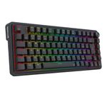teclado mecanico ucal pro rgb preto switch brown (k673-rgb-pro) - redragon