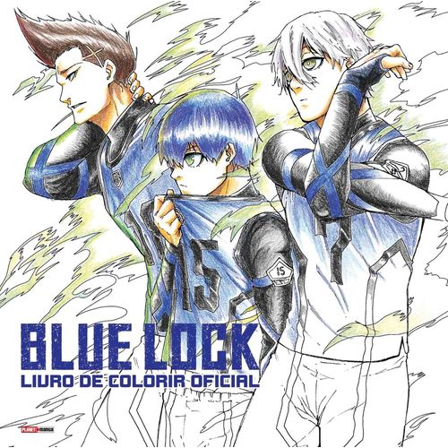 blue lock - livro de colorir