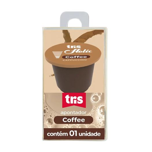 apontador emborrachado holic coffee diversos modelos tris