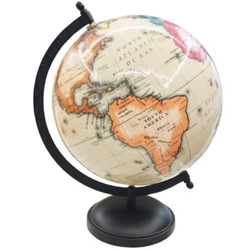 globo decoração base plástico ptolomeu